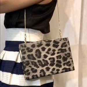 Kate Spade Emanuelle Crystal Court Leopard Bag